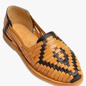 Mexico en la Piel -Woven Leather Huarache Slip-On